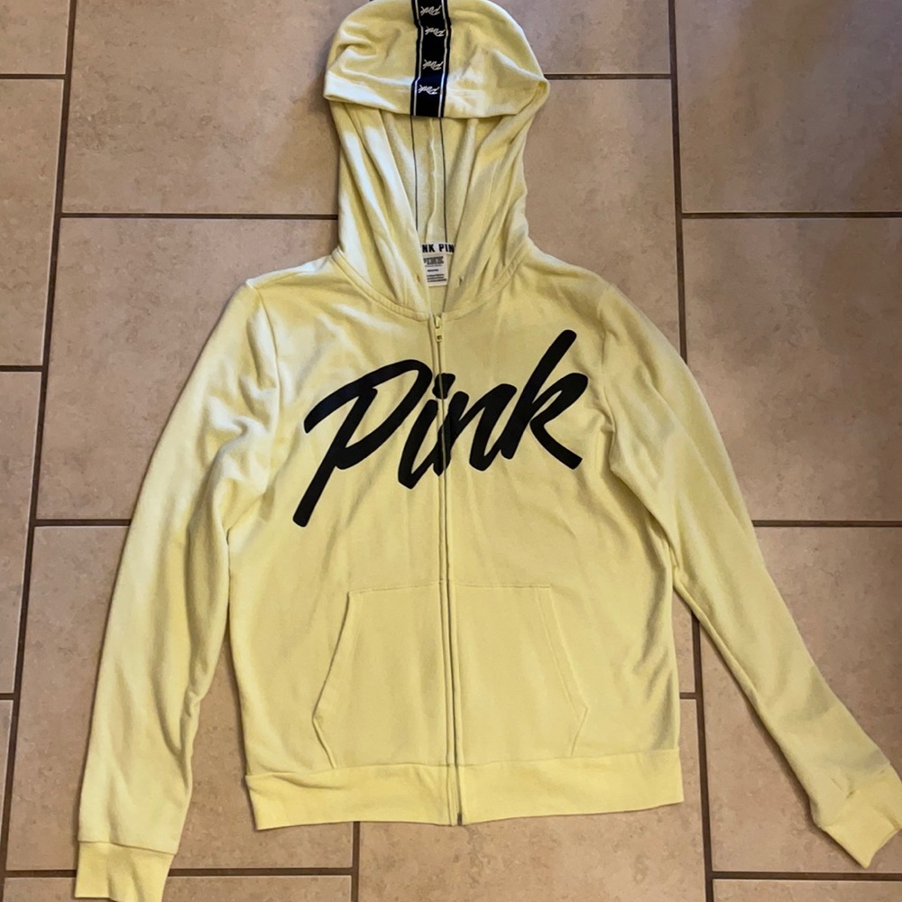 Yellow Victoria PINK Hoodie
